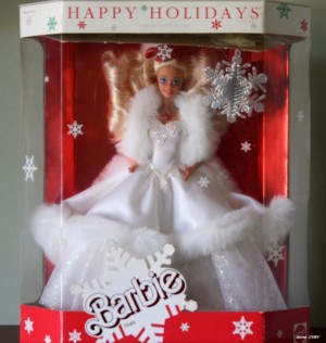 1989 holiday barbie