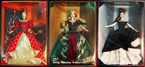 holiday treasure barbie 1999- 2000-2001